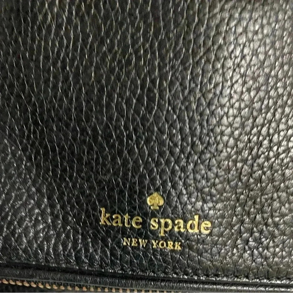 Kate spade black pebbled leather satchel handbag - Picture 4 of 9